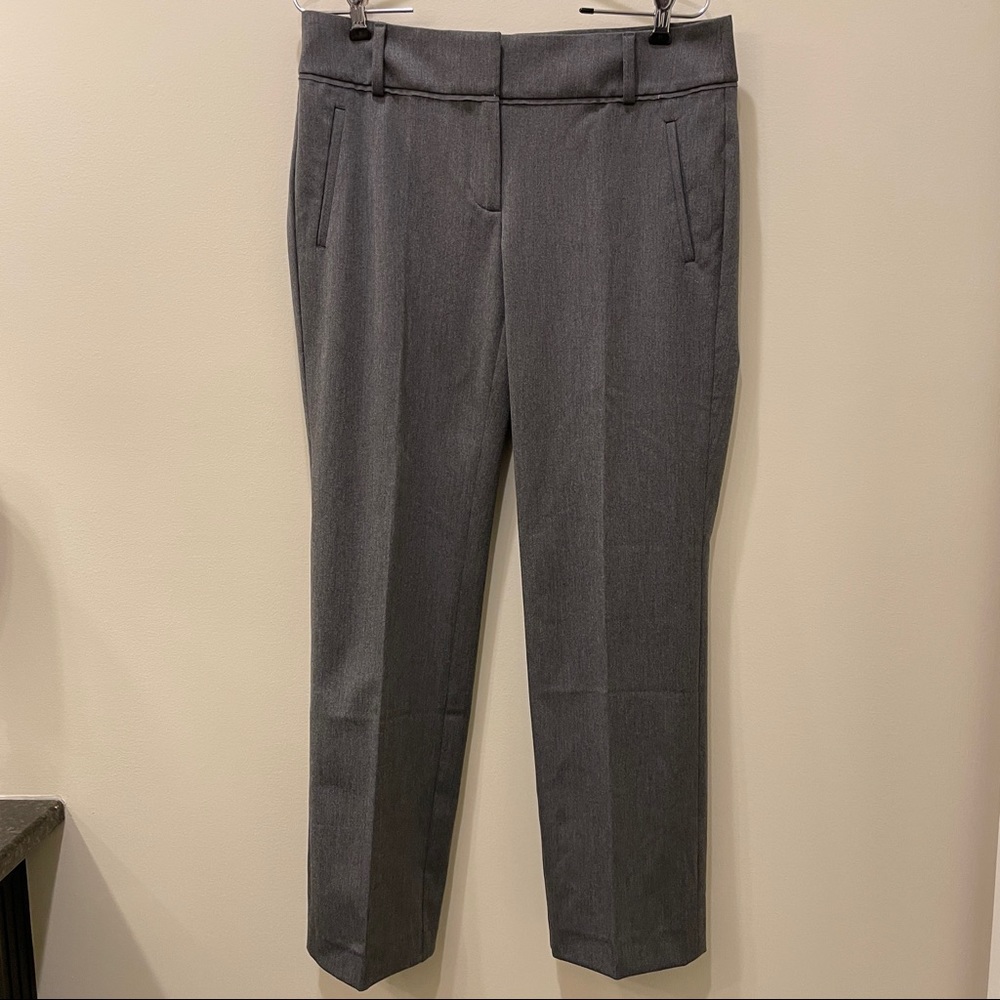 Loft Marisa Straight Leg Gray Pants